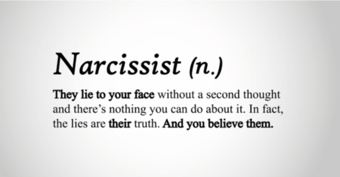 Quote Definition of Narcissist