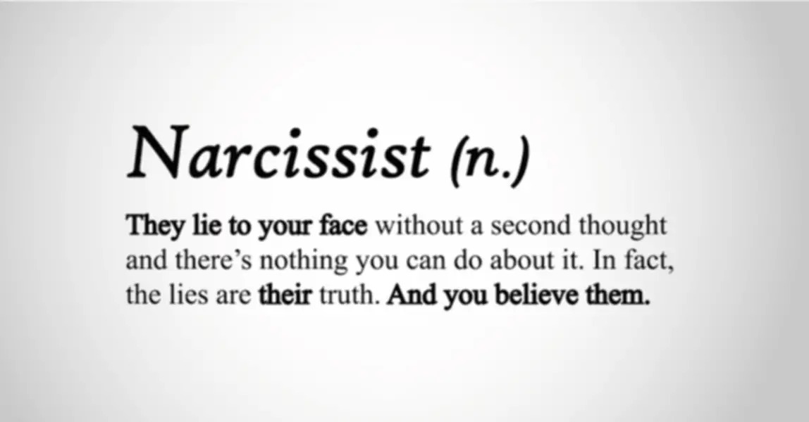 Quote Definition of Narcissist