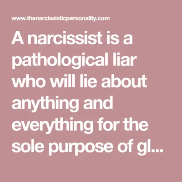 Quote Narcissist Pathological Liar